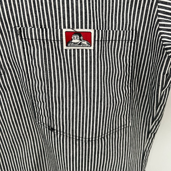Ben Davis 1/2 zip stripe shirt - Picture 5 of 8